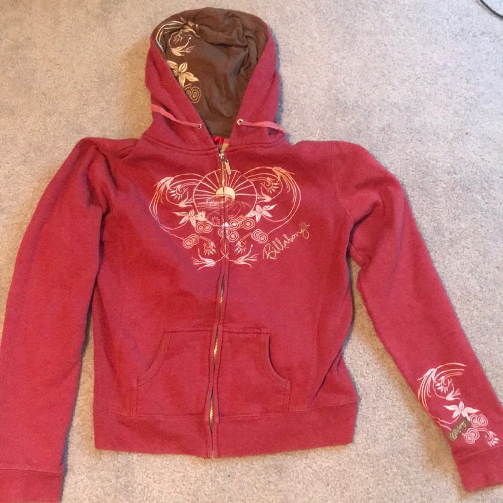 Billabong- zip up hoodie